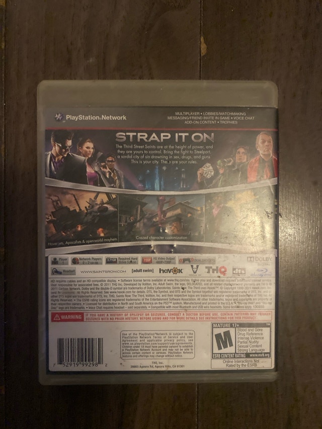 THQ Saints Row The Third PS3 - photo 2