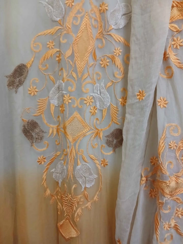 Women's 3-Piece Embroidered Ombré Dress Set - photo 2