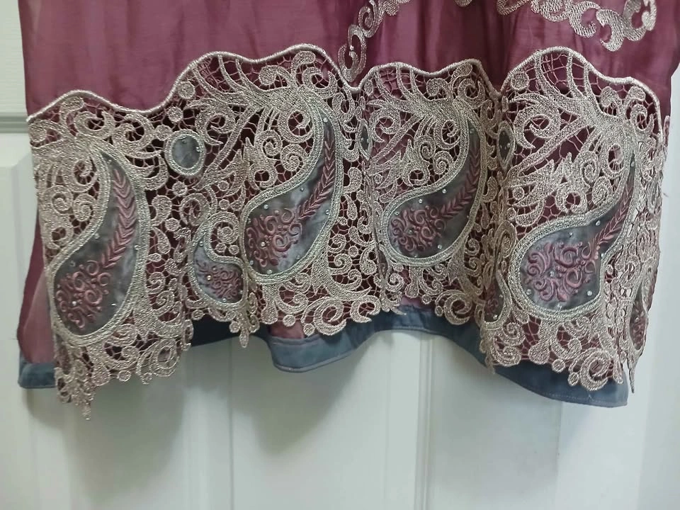 Elegant light purple Embroidered Kameez - photo 4