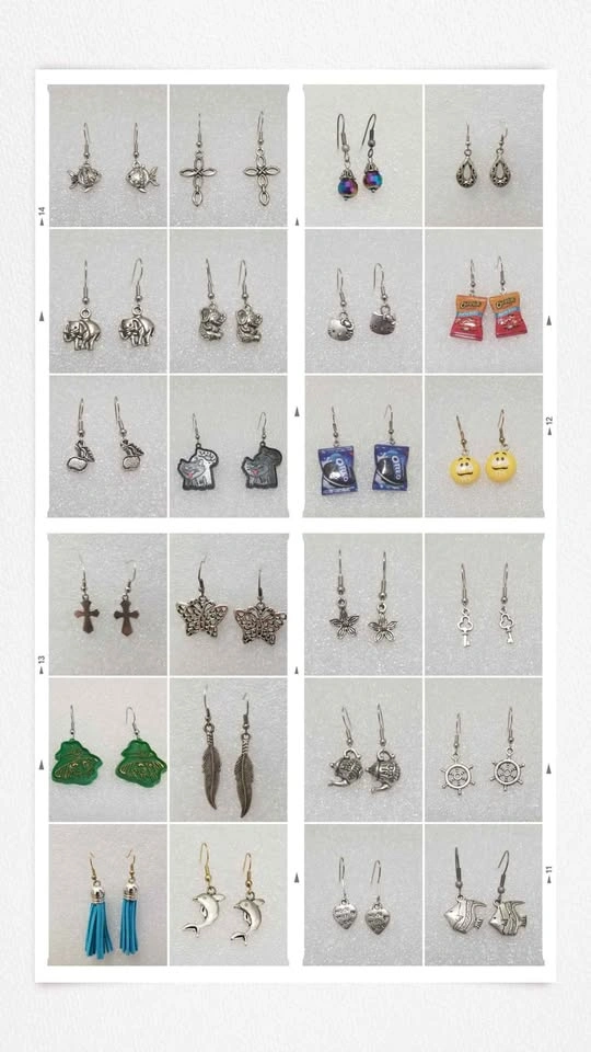 Earrings Lot Read Description