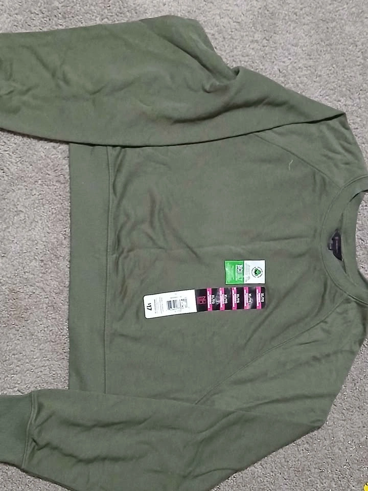 No Boundaries Oversized Cropped French Terry Sweatshirt - XL - photo 3