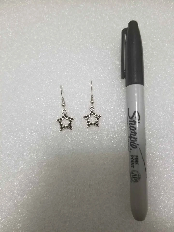 Star stud charm earrings - photo 3