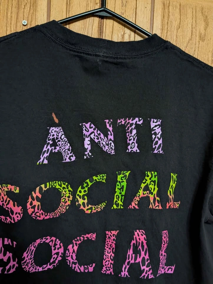 Anti Social Social Club Leopard Print T-Shirt - photo 4