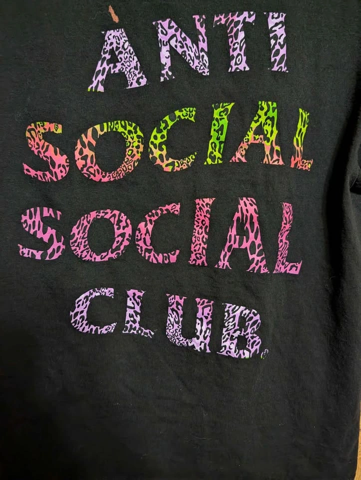Anti Social Social Club Leopard Print T-Shirt - photo 5