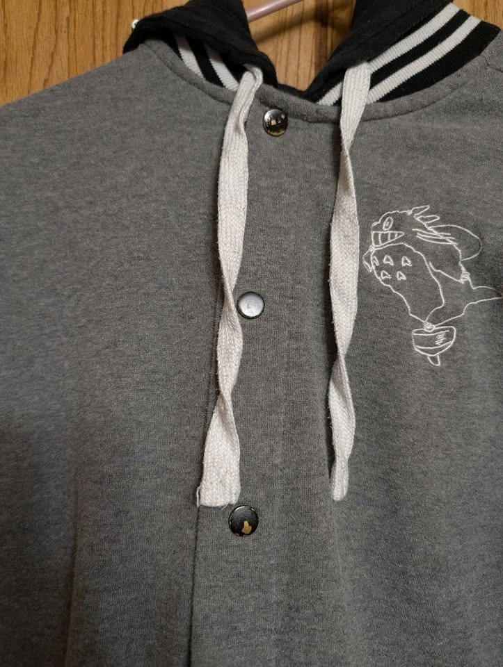 Studio Ghibli My Neighbor Totoro 30th Anniversary Varsity Hoodie - photo 3