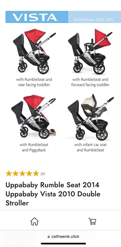 Uppababy Double Stroller thumbnail