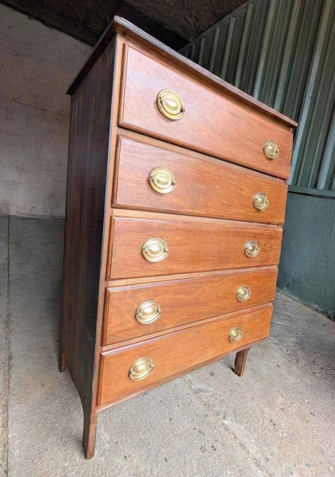 Vintage 5 Drawer Chest Beautifully - photo 4