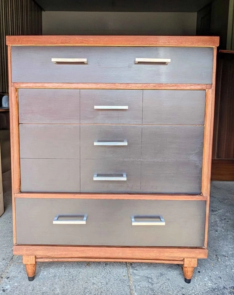 MCM Modern Tallboy Dresser 4 drawers - photo 4