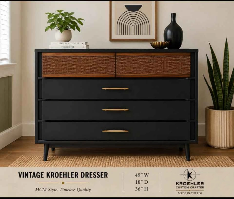Kroehler Mid Century Modern dresser - 5 drawers