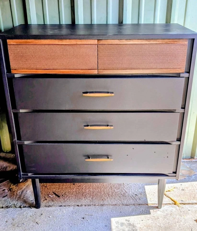 Kroehler Mid Century Modern dresser - 5 drawers - photo 5