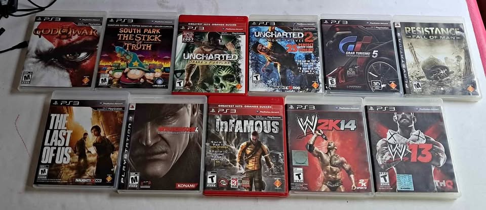 Various Ps3 games $15 each