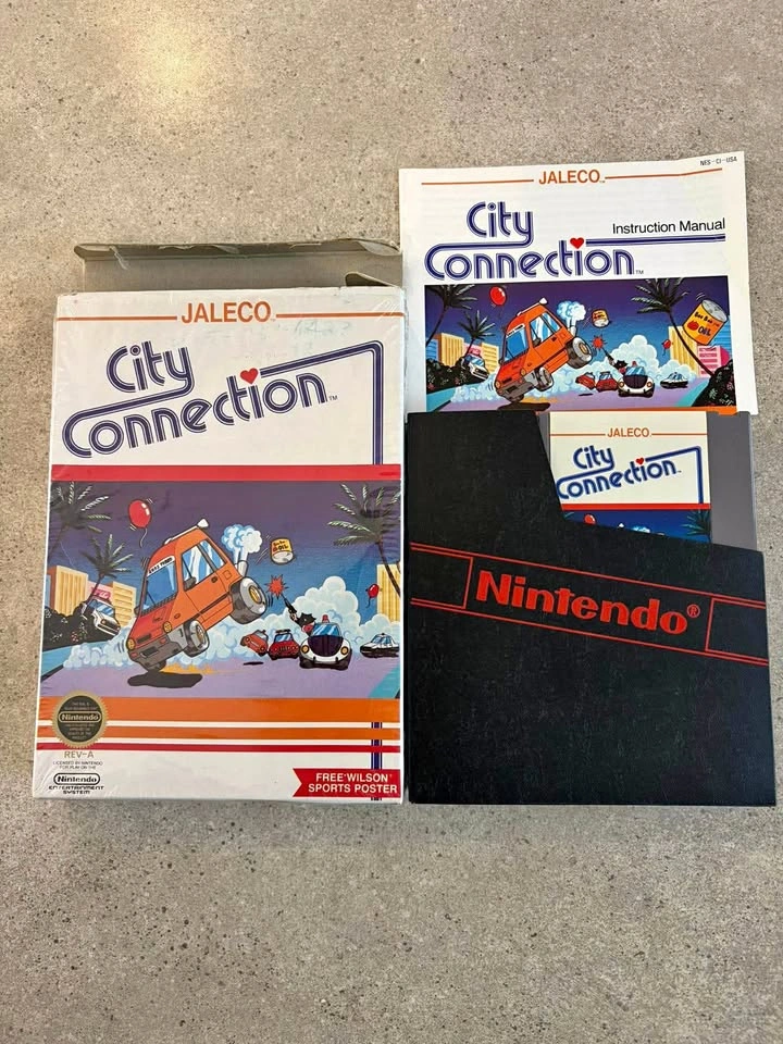 NES City Connection and Super Famicom Ultra Man game