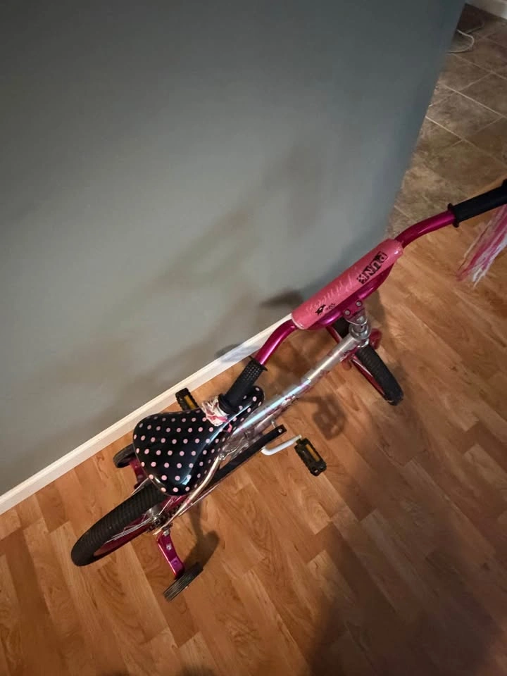 Girls bike w/training wheels - photo 2
