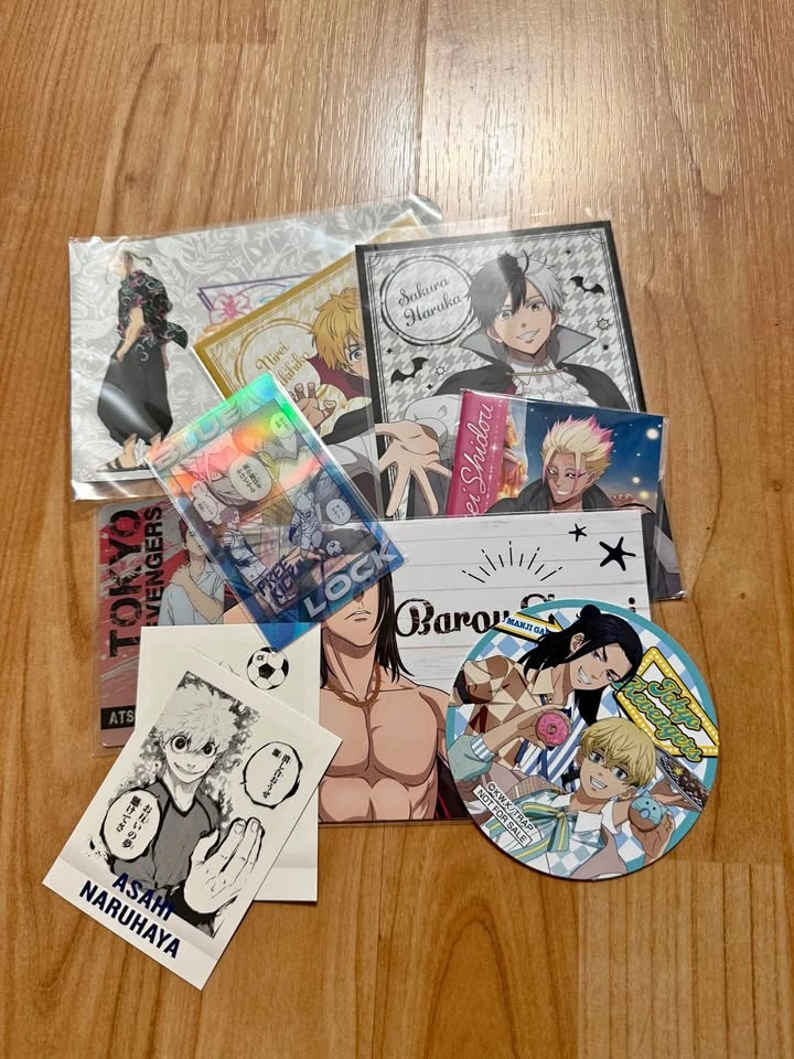 Anime Merchandise Bundle - Blue Lock, Tokyo Revengers, Wind Brea