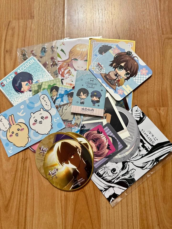 Assorted Anime Merchandise Lot - Fate, Detective Conan, Crazy Ra