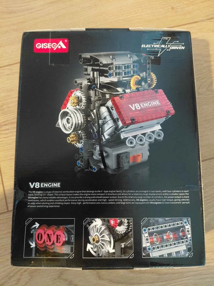 GISEGA V8 Engine Building Set (lego) - photo 2