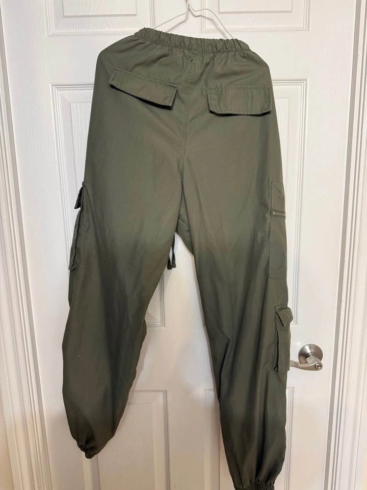 Refuge Olive Green Cargo Jogger Pants Size L - photo 2