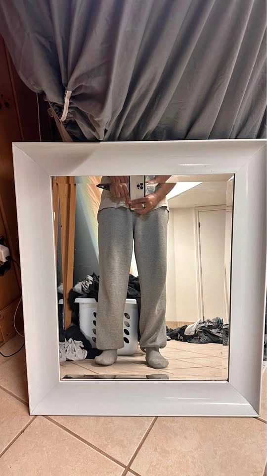 white mirror