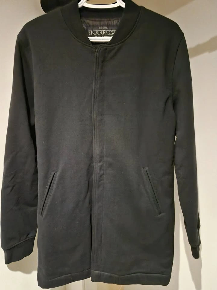 Long Black Bomber Jacket - photo 5