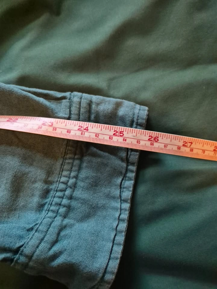 Green Button Down with Accent Pocket - photo 3