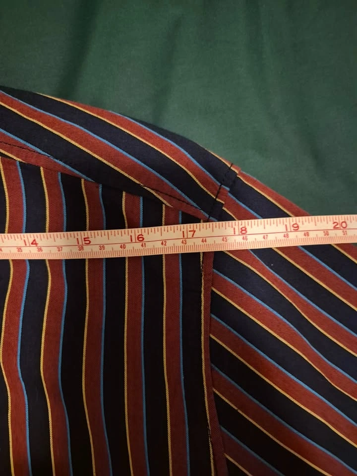 Stiped Oxford Button Down Shirt - photo 2