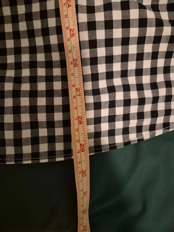 Black and White Checkered Oxford Button Down Shirt - photo 4