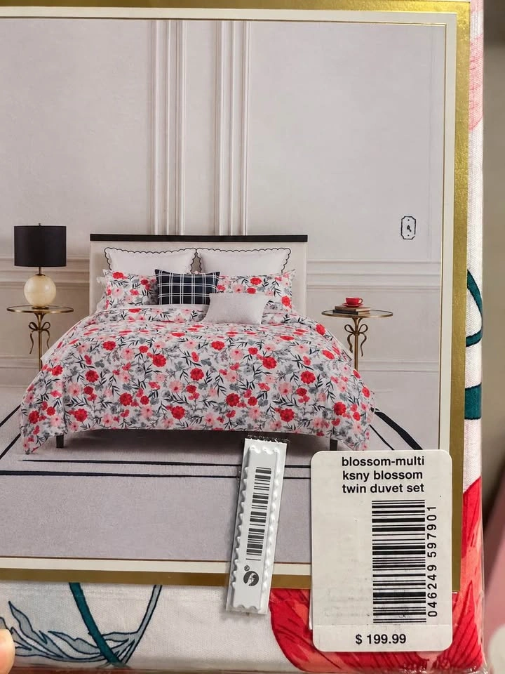 BNIB Kate Spade New York Blossom 100% Cotton Twin Duvet Set - photo 4