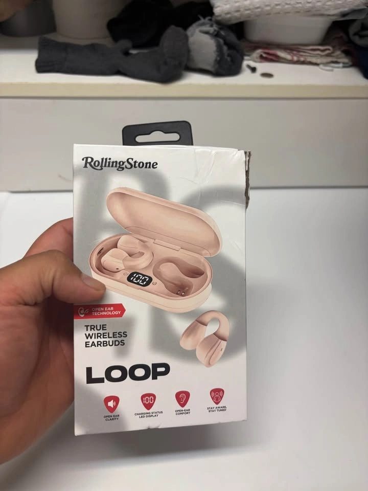 BNIB Rolling Stone LOOP True Wireless Open-Ear Earbuds – Pink - photo 2