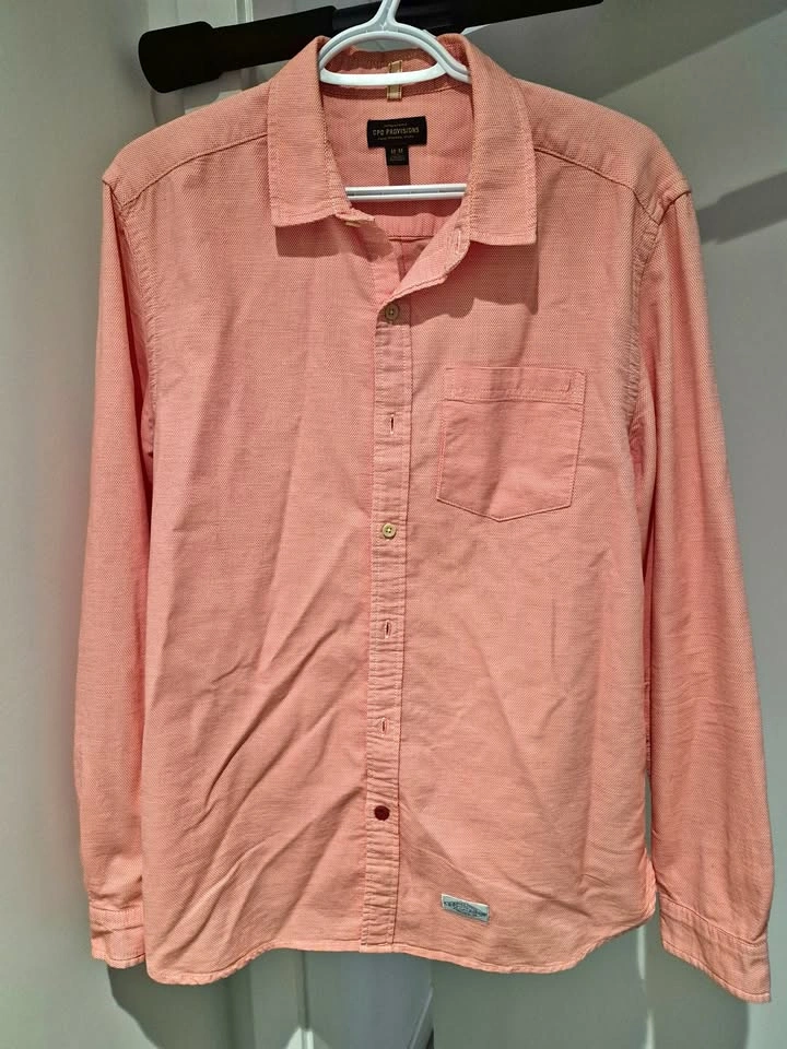 Salmon Button Down Shirt