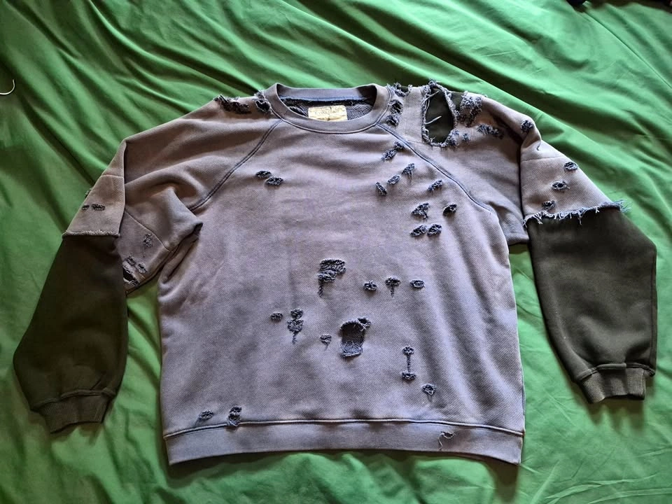 Basketcase Gallery Distressed Crewneck
