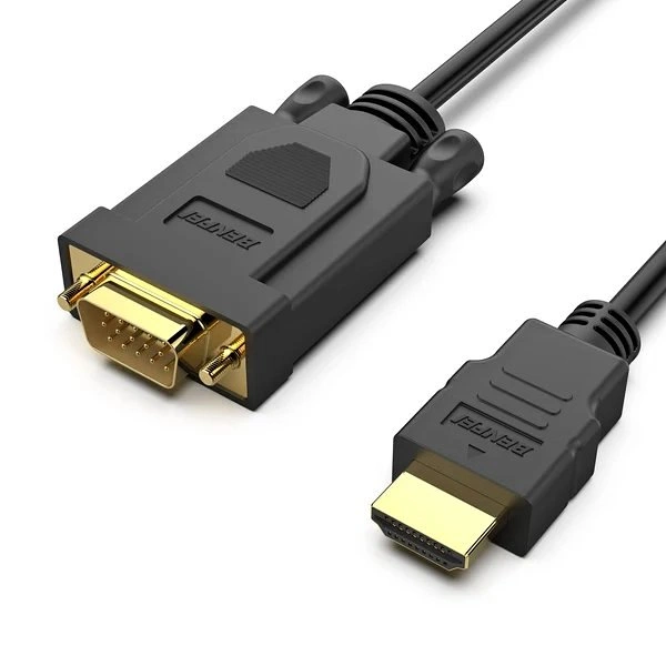 ENFEI HDMI to VGA Cable (6 Feet / 1.83m)