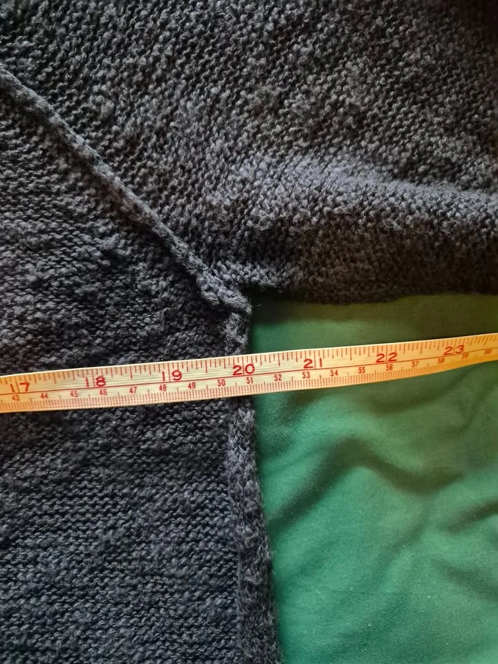 Black Slub Fabrication Crewneck Sweater - photo 2