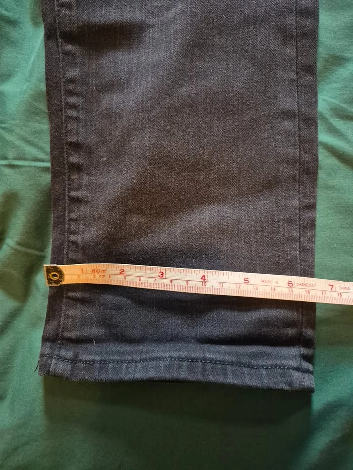 Black No Fade Denim Pants - photo 3
