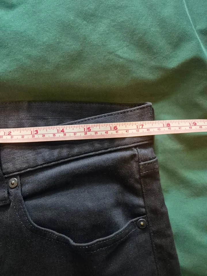Black No Fade Denim Pants - photo 4