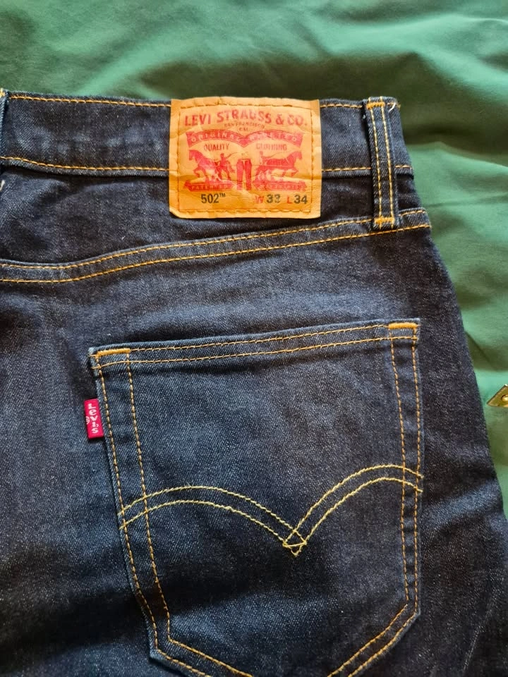 Levis Dark Denim Pants - photo 5