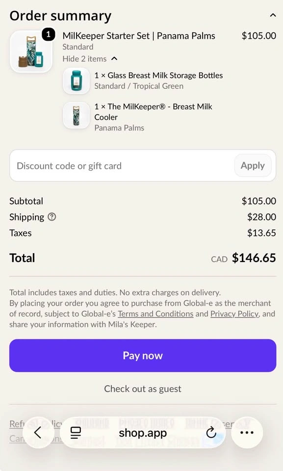 Mila's Keeper Breast Milk Storage Set - photo 4