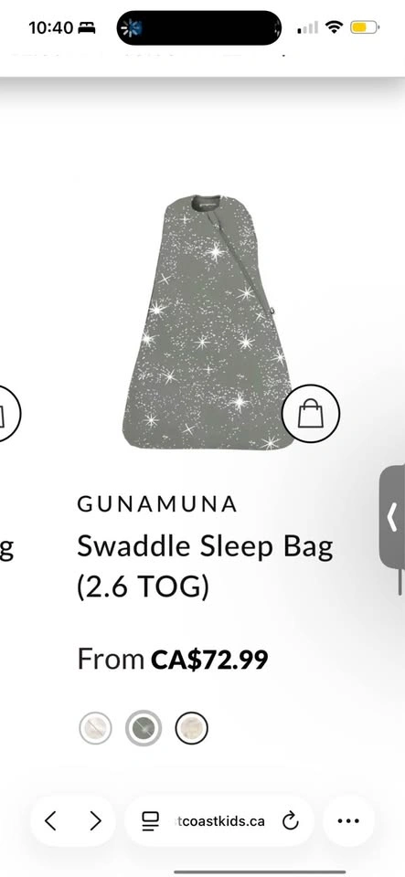 GUNAMUNA Swaddle Sleep Bag 2.6 TOG - photo 2