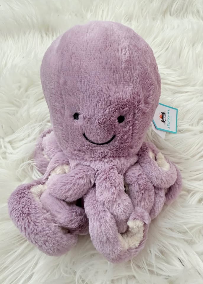 RARE Little Maya Octopus Jellycat 🐙💜(BNWT & Receipt)
