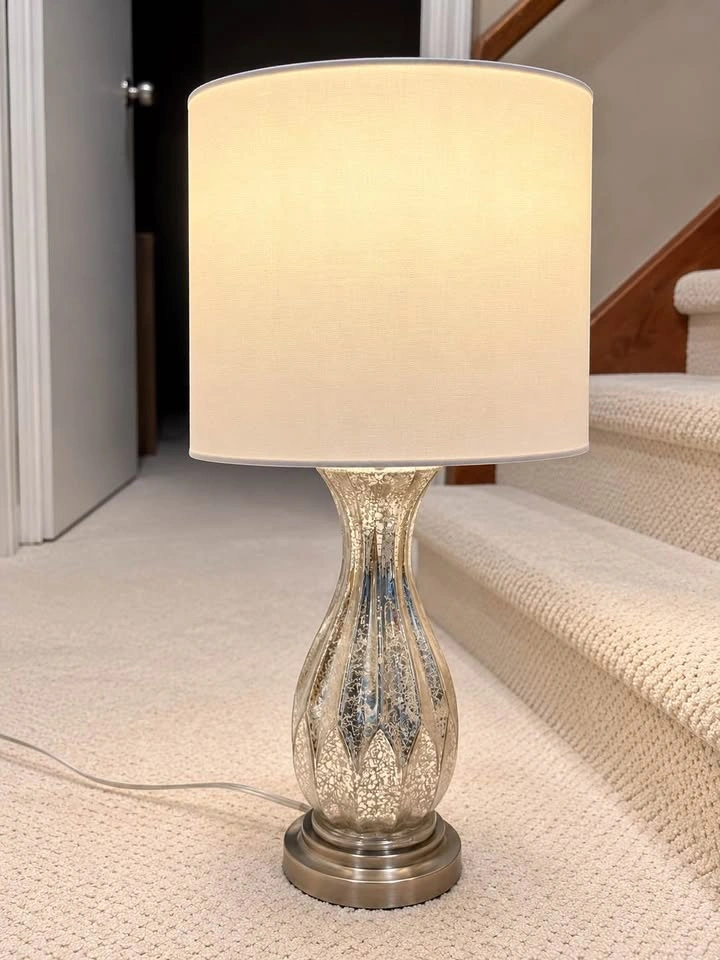Mercury Glass Table Lamp