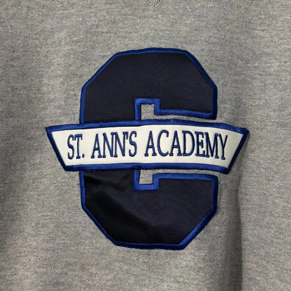 Vintage St Ann’s Academy School Crewneck - photo 3