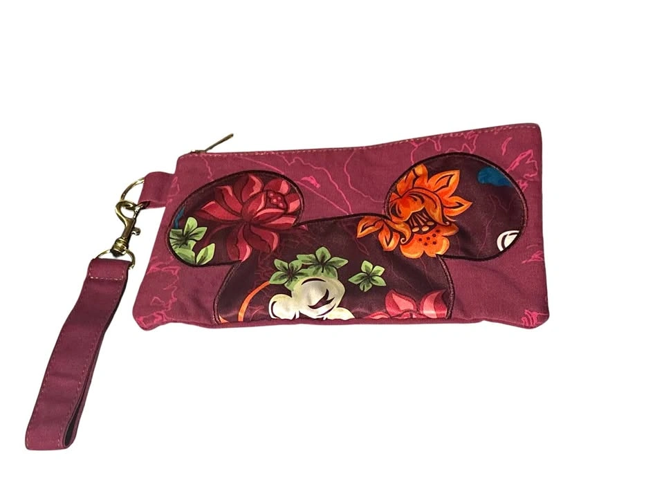 Disney Parks Hawaiian Mickey Mouse Retired Wristlet