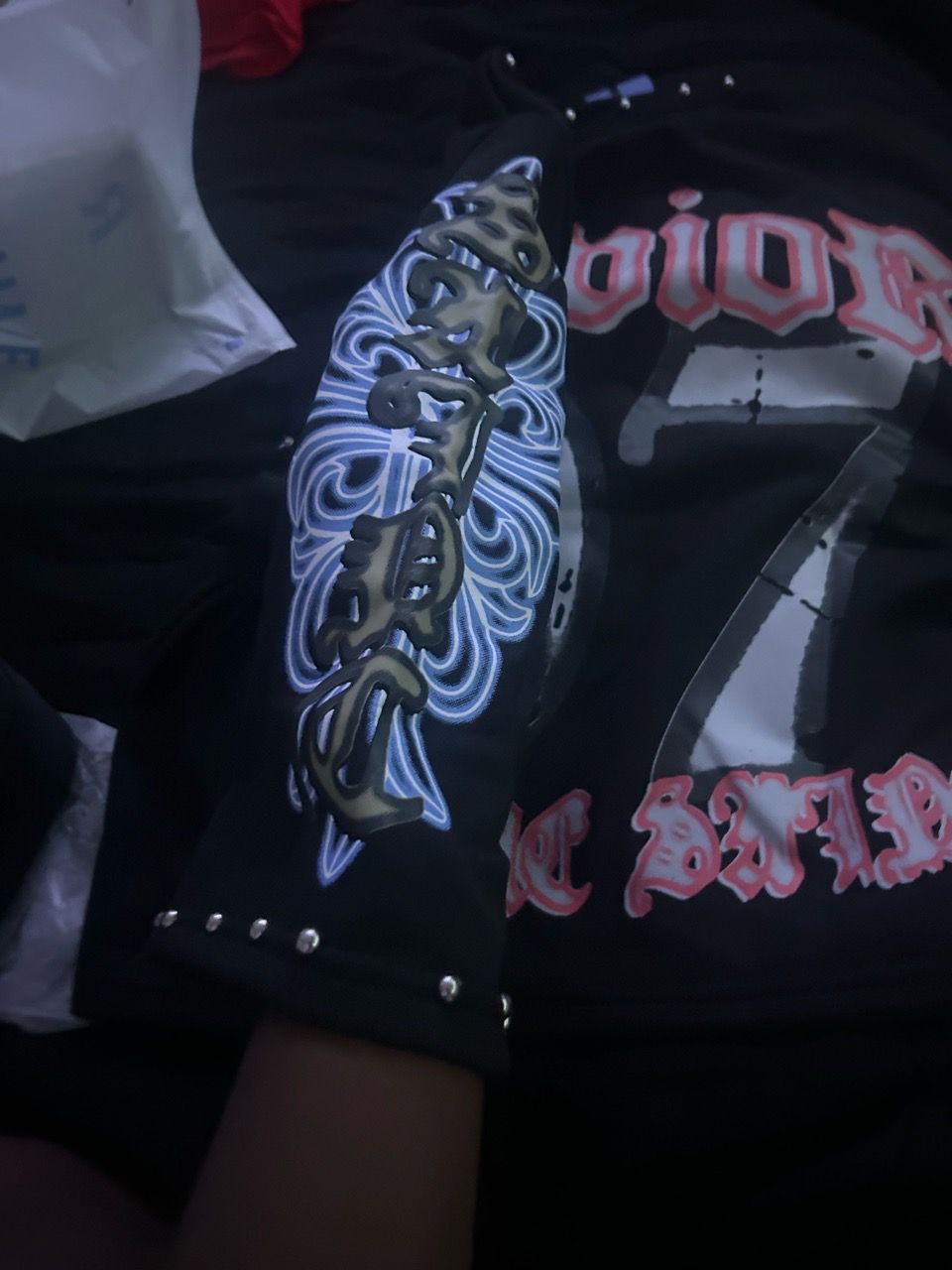 Savior Graphic T-Shirt with Angel Print - photo 3