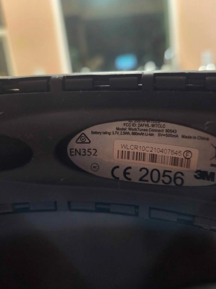 NEW 3M WorkTunes Connect Bluetooth Hearing Protector - photo 4