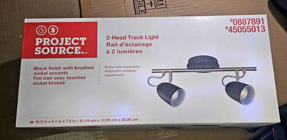 Project Source 2-Head Track Light
