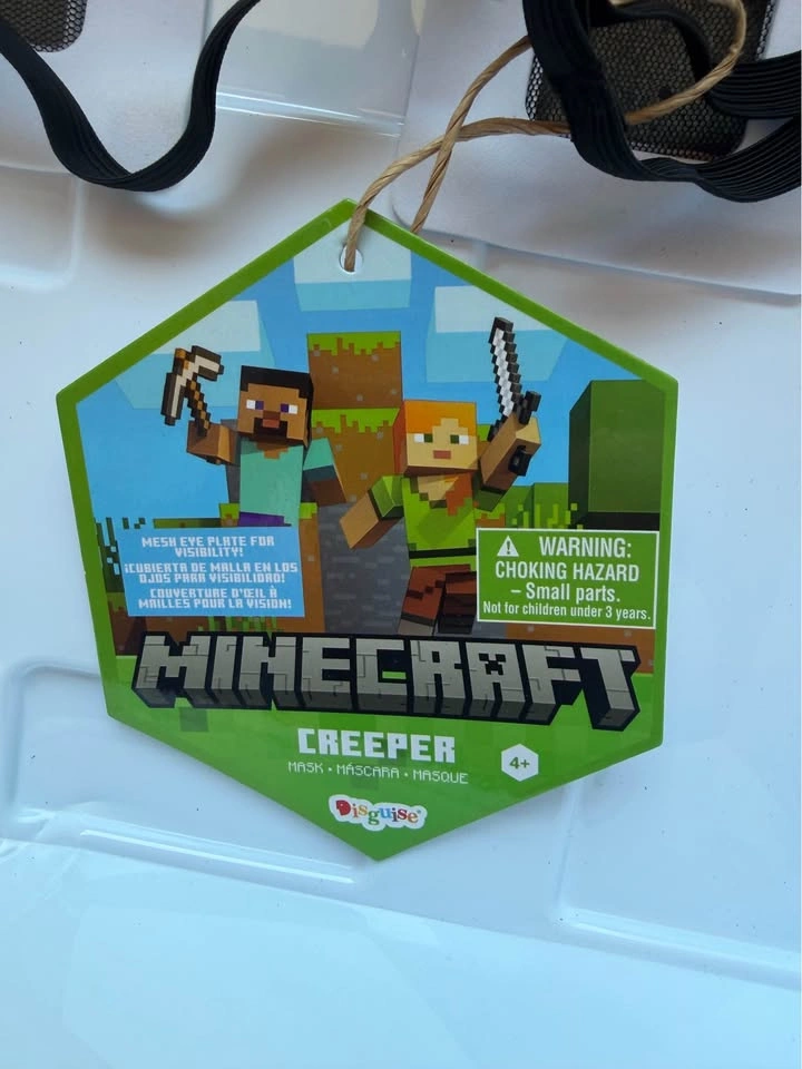 Minecraft Creeper Mask - photo 4