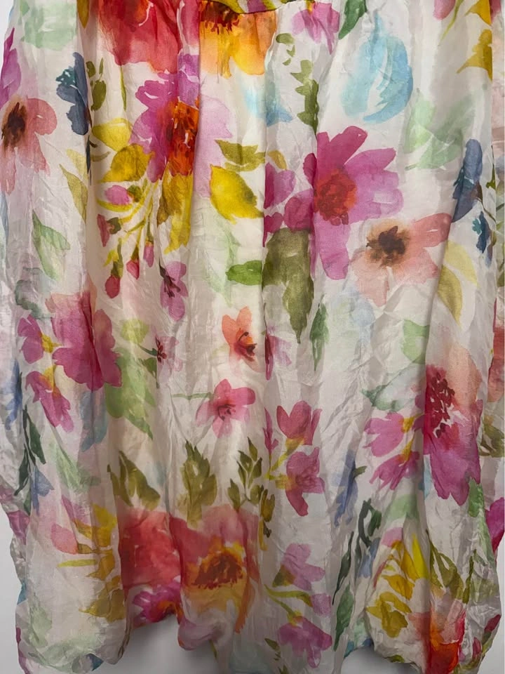 Floral Print Scoop Neck Blouse - photo 2