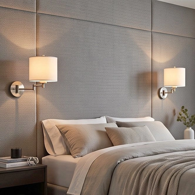 Modern Brushed Nickel Wall Sconce