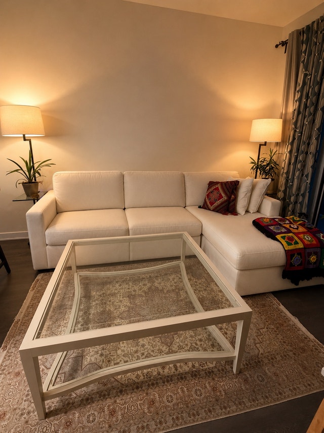 Ashley Canada Sectional Sofa white - photo 2