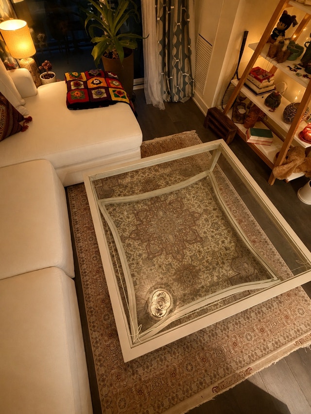 Square Glass Coffee Table - photo 2
