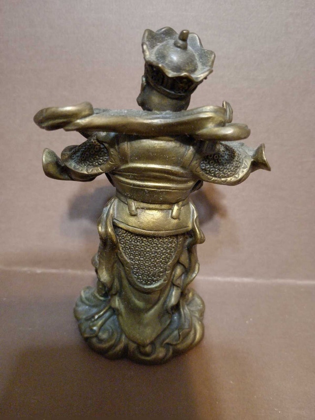 Brass Celestial Musician Figurine - photo 3